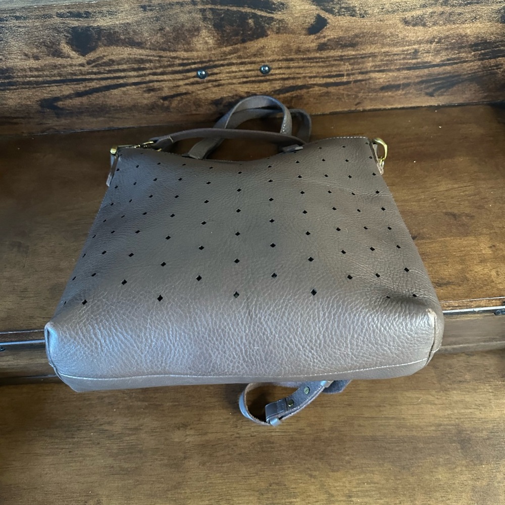 Madewell Brown Leather Crossbody Bag - Picture 7 of 12